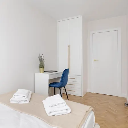 Apartment Ecru Boho Living With View Warsaw